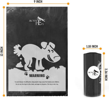 Extra-Thick Lavender-Scented Dog Waste Bags – Leak-Proof & Easy-Tear (270 Count)