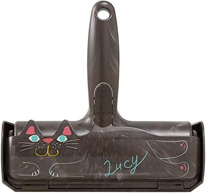 Reusable Self-Cleaning Pet Hair Remover Roller for Furniture & Carpets