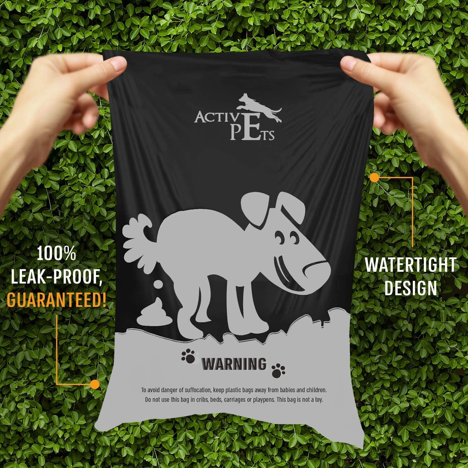 Extra-Thick Lavender-Scented Dog Waste Bags – Leak-Proof & Easy-Tear (270 Count)
