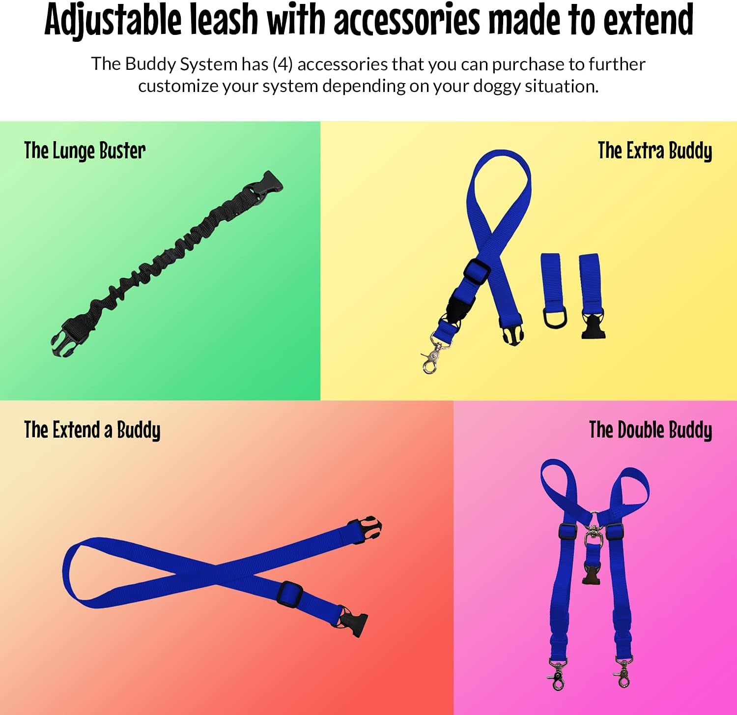Adjustable Hands-Free Dog Leash with Waist Belt for Running & Training