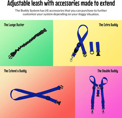 Adjustable Hands-Free Dog Leash with Waist Belt for Running & Training