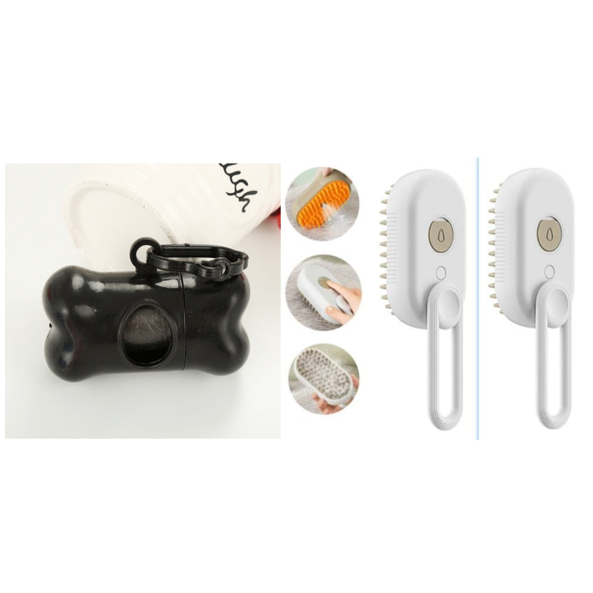 3-in-1 Electric Steam Pet Grooming & Massage Brush for Cats and Dogs