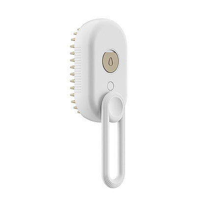 3-in-1 Electric Steam Pet Grooming & Massage Brush for Cats and Dogs