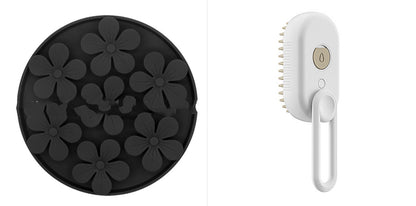 3-in-1 Electric Steam Pet Grooming & Massage Brush for Cats and Dogs