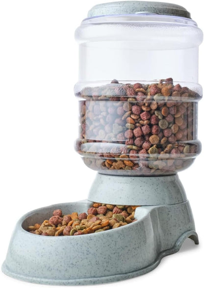 Automatic Gravity Pet Food Dispenser (1 Gallon / 3.8L) for Cats & Dogs