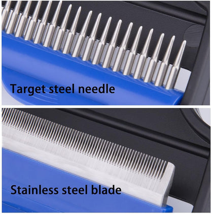 2-in-1 Dual-Sided Pet Undercoat Rake & Deshedding Dematting Comb