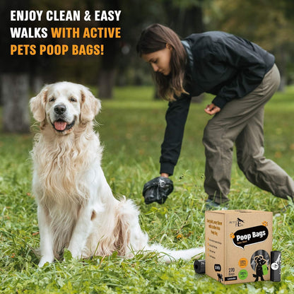Extra-Thick Lavender-Scented Dog Waste Bags – Leak-Proof & Easy-Tear (270 Count)