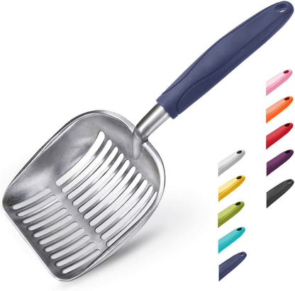 Heavy-Duty Aluminum Alloy Cat Litter Scoop – Deep Shovel Sifter